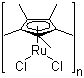 structure of CAS# 96503-27-4, Dichloro(pentamethylcyclopentadienyl)ruthenium(III) polymer