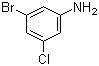 结构式 CAS# 96558-78-0, 3-溴-5-氯苯胺