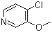 结构式 CAS# 96628-70-5, 4-氯-3-甲氧基吡啶