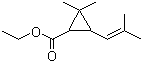 structure of CAS# 97-41-6, Ethyl chrysanthemumate;Ethyl 2,2-dimethyl-3-(1-isobutenyl)cyclopropane-1-carboxylate