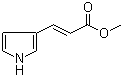 结构式 CAS# 97055-89-5, (E)-3-(1H-吡咯-3-基)-2-丙烯酸甲酯