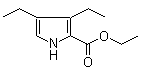 结构式 CAS# 97336-41-9, 3,4-二乙基吡咯-2-羧酸乙酯