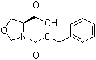 (S)-3-Benzyloxycarbonyl-4-oxazolidinecarboxylic acid molecular structure (CAS 97534-82-2)