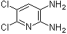 结构式 CAS# 97941-89-4, 5,6-二氯-2,3-吡啶二胺