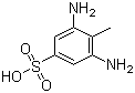 结构式 CAS# 98-25-9, 3,5-二氨基-4-甲基苯磺酸