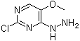 结构式 CAS# 98021-95-5, 2-氯-4-肼基-5-甲氧基嘧啶