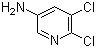 结构式 CAS# 98121-41-6, 5-氨基-2,3-二氯吡啶