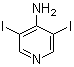 structure of CAS# 98136-86-8, 3,5-Diiodopyridin-4-amine;4-Amino-3,5-diiodopyridine