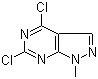结构式 CAS# 98141-42-5, 4,6-二氯-1-甲基-1H-吡唑并[3,4-d]嘧啶