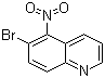 structure of CAS# 98203-04-4, 6-Bromo-5-nitroquinoline