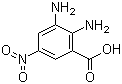 结构式 CAS# 98279-87-9, 2,3-二氨基-5-硝基苯甲酸