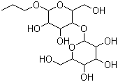 结构式 CAS# 98302-29-5, 正丙基 beta-乳糖苷