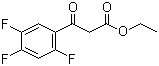结构式 CAS# 98349-24-7, 2,4,5-三氟苯甲酰乙酸乙酯
