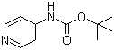 结构式 CAS# 98400-69-2, 4-(叔丁氧羰基氨基)吡啶; (4-吡啶基)氨基甲酸叔丁酯
