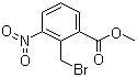 structure of CAS# 98475-07-1, Methyl 2-bromomethyl-3-nitrobenzoate;2-Bromomethyl-3-nitrobenzoic acid methyl ester