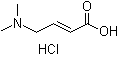结构式 CAS# 98548-81-3, 4-二甲基氨基丁-2-烯酸盐酸盐