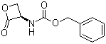 结构式 CAS# 98632-91-8, (R)-(2-氧代-3-氧杂环丁基)氨基甲酸苄酯