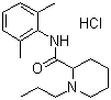 结构式 CAS# 98717-15-8, 盐酸罗哌卡因; N-(2,6-二甲基苯基)-1-正丙基哌啶-2-甲酰胺盐酸盐