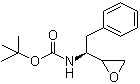 结构式 CAS# 98737-29-2, 1-苄基-2,3-环氧正丙基-氨基甲酸叔丁酯; (2S,3S)-1,2-环氧-3-叔丁氧羰基氨基-4-苯基丁烷