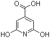 structure of CAS# 99-11-6, Citrazinic acid;2,6-Dihydroxyisonicotinic acid; 2,6-Dihydroxypyridine-4-carboxylic acid