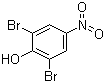 结构式 CAS# 99-28-5, 2,6-二溴-4-硝基苯酚