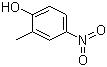 structure of CAS# 99-53-6, 2-Methyl-4-nitroanisole;4-Nitro-o-cresol