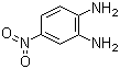 structure of CAS# 99-56-9, 4-Nitro-o-phenylenediamine;1,2-Diamino-4-nitrobenzene; 2-Amino-4-nitroaniline; 3,4-Diaminonitrobenzene; C.I. 76020
