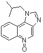 结构式 CAS# 99010-63-6, 1-异丁基-1H-咪唑并[4,5-c]喹啉 N-氧化物