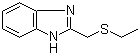 结构式 CAS# 99069-37-1, 2-[(乙硫基)甲基]-1H-苯并咪唑
