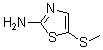 结构式 CAS# 99171-11-6, 5-(甲硫基)-2-噻唑胺