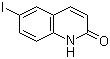 结构式 CAS# 99455-01-3, 6-碘喹啉-2-酮