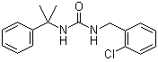 structure of CAS# 99485-76-4, Cumyluron;1-(2-Chlorobenzyl)-3-(alpha,alpha-dimethylbenzyl)urea; Dibenzyluron; IC 940; JC 940