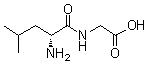 结构式 CAS# 997-05-7, D-亮氨酰甘氨酸