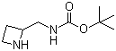 结构式 CAS# 99724-21-7, 氮杂环丁烷-2-甲基氨基甲酸叔丁酯