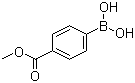 结构式 CAS# 99768-12-4, 4-甲氧羰基苯硼酸; 4-羧酸甲酯苯硼酸