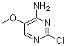 结构式 CAS# 99979-77-8, 2-氯-5-甲氧基-4-嘧啶胺